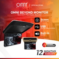 Tv kereta OMNI BEYOND 15.6" Flip Down Car Roof Monitor Full HD Super Silm Car TV Monitor Kereta Kere