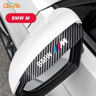 GTIOATO 2PCS BMW M Car Rear View Mirror Carbon Fiber Rain Eyebrow Rain Shield Shade  Car Sticker For BMW F10 F46 G30 F20 F48 X1 X2 X3 X4 1 2 3 5 Series M2 M5 216 218I 318I 320I 520I