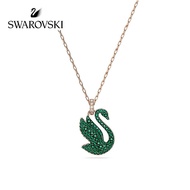Ready Stock   SWAN ICONIC SWAN Pendant Green SWAN Necklace Niche Light Luxury Gift&*&& AD5Y