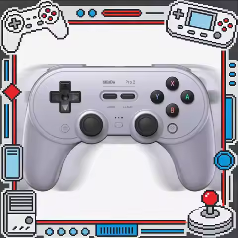 8BitDo Pro 2 Gamepad Wired Bluetooth USB Gaming Controller Portable With Hall Effect Joystick For Sw