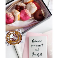 Big apple donut bouquet