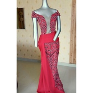 Dress Original Pua Kumbu & Cream Color