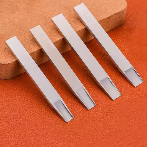 1Pcs Quality Original Woven Style Leather Craft Tools Weaving Slot Punch Tool Belt Woven Pattern Lea