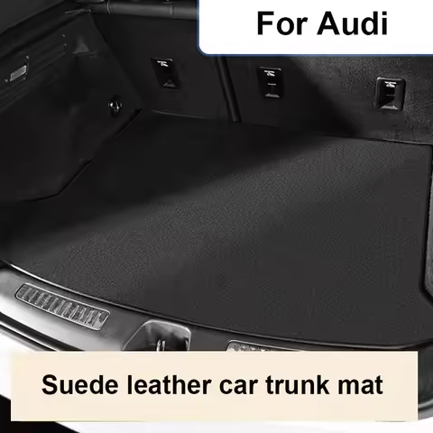 Rear Trunk Cushion Suede Leather Cushion For Audi A3 A6L A1 A4L A5 A6 A7 A7L A8L Q2L Q3 Q5 Q5L Q7 Q8