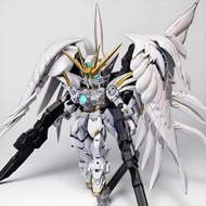 Takara Tomy | Mgsd Wing Zero Ew Snow White Version Angel Feather Drop Mech Assembly Model Kit Action
