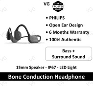 [100% ORIGINAL PHILIPS] PHILIPS Wireless Headphones Bone conduction design with microphone