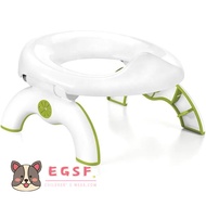 2-in 1 Go Portable Folding Travel Potty Training Seat for Toddlers and Kids with Disposable Bags