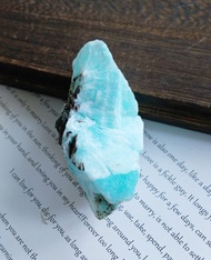 Blue Aragonite 雲南產地  藍文石 藍霰石 天然礦石 原礦