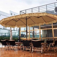 Simulation Garden Beach Umbrella Camping Thatched Rice Sunshade B & B Outdoor Courtyard Influencer U