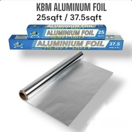 KBM Heavy Duty Aluminium Foil / BBQ Food Wrapping / Baking Foil / Catering Foil / Aluminium Wrap (25