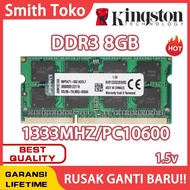 RAM LAPTOP KINGSTON SODIMM 8GB DDR3 10600/ DDR3-1333 8G SODIM RAM