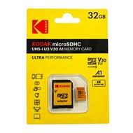 DJS LIFESTYLE 觀塘店 - KODAK ULTRA PERFORMANCE MICROSDHC UHS-I U3 V30 A1 MEMORY CARD WITH ADAPTER CLASS