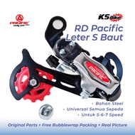 RD Pacific Urang E301 E302 Rear Derailleur Bolt 6 7 8 Speed Rear Gear Pull Folding MTB BIKE KS BIKE 