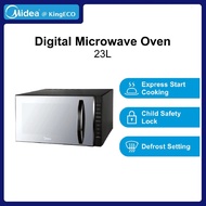 Midea AM823ABV Black Digital Microwave Oven, 23L