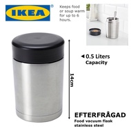 IKEA EFTERFRÅGAD Food Container vacuum flask stainless steel Double Wall Thermos