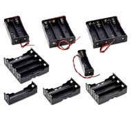 5Pcs 18650 Battery Holder Box Case Black With Wire Lead 3.7V Clip high quality