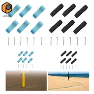prettyia 6x Beach Volleyball Lines Badminton Lines Boundary Lines Workout Court Marker Lines Borderl