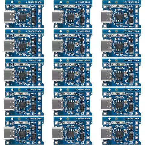 10/100pcs TP4056 +Protection Dual Functions 5V 1A type c 18650 Lithium Battery Charging Board Charge