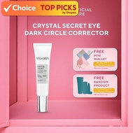 Wardah Crystal Secret Eyes Dark Circle Corrector 10ml - Brighten with Alpha Arbutin, Peptide, Even O