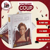 [GOOD BOX] COUP Game Reasoning Game Power War BoardGame Card Coup Vietnamese Version