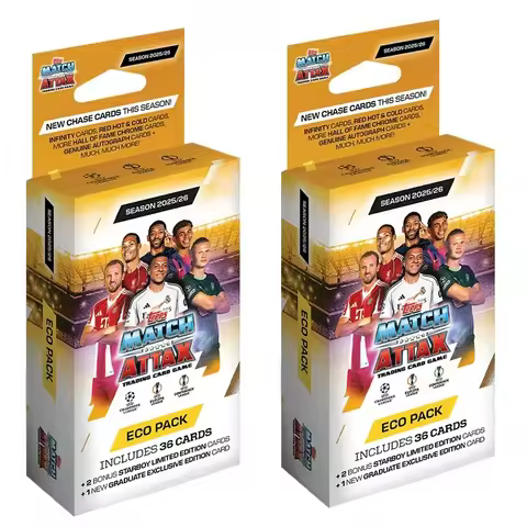 2026 NEW Season Panini UCC Match Attax Eco Pack Limited Edition Cards Premier League Soccer Cards Fa