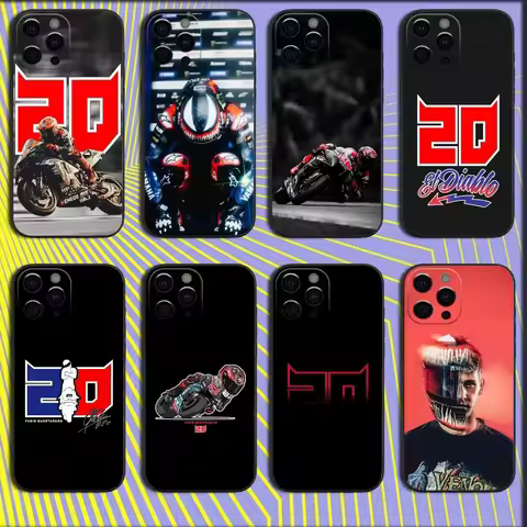 Moto NO 20 F-Fabio Q-Quartararo Phone Case For iPhone 16,15,14,13,12,11,Pro,X,XS,Max,XR,Plus,Mini So