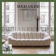 MERAKEE Fabric 1/2/3/4 Seater Sofa Solid Wood Frame Technology Fabric Teddy Plush Living Room Furniture XC82