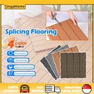 30x30CM Outdoor Decking Tiles Garden Plastic Wooden Floor Decking Tile Patio Balcony Porch DIY Floor