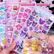 Cute Kawaii Colorful 3D Puffy Embossed Stickers for Planner and Diary