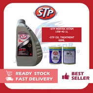 STP 15W40 MINYAK HITAM MOTOSIKAL 1L LUBRICANTS MINYAK ENGINE OIL LUBE STP ENGINE TREATMENT