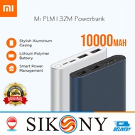 SG Seller Xiaomi Mi 10000mAh Gen 3 Fast Charge Power Bank Portable Battery Charger Powerbank PLM13ZM Black only
