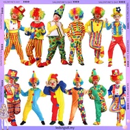 Big Top Fun Rainbow Circus Clown Girl Costume Tutu Dress Child Kids 4-6Y 6-8Y 8-10Y Halloween Party 