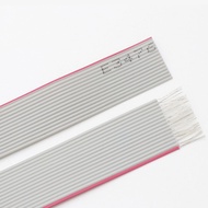 1M 28AWG UL2651 Gray Flat Ribbon Cable Wire 300V 10 14 16 20 26 Pins For 2.54mm IDC Connector