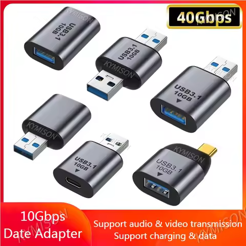 USB3.1 to Type C OTG Data Adapter 10Gbps 5V@3A Fast Charging Charger Converter USB3.1 to USBC Adapte
