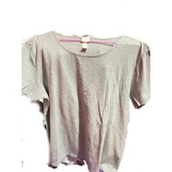 New Grey T-Shirt H&M size xl ori store Mall aeon.