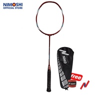 NIMO Raket Latihan Badminton 130 + FREE Tas &amp; Grip Wave Pattern