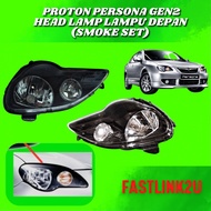 **Proton Persona Gen2 Head Lamp Lampu Kereta Headlamp Front Lamp Lights Lampu Depan Set Smoke