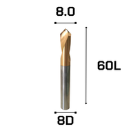 NC SPOTTING DRILLS 90°    ดอกเอ็นมิล HRC55°