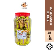 APOLLO STICK WAFER CHOCOLATE 45PCS
