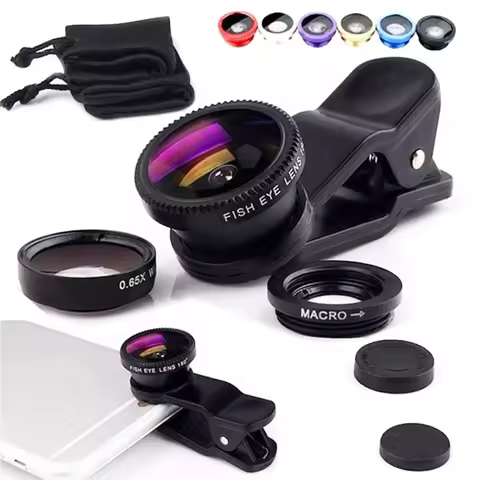 Fish Eye Lens Wide Angle Macro Fisheye Lens Zoom For iphone 12 11 XS MAX X Mobile Phone Camera Lens 