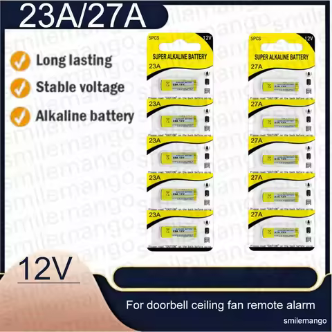 High Quality 12V 23A 27A Alkaline Battery L828 K27A Replacement for Doorbell Remote Controller