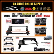 BMW X5/X6 E70/E71 CCC 2007 -2009 Android Player 12.3" Inch Casing+Socket with Canbus LVDS Box- A1220
