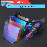 RTO สำหรับ AGV K5 K5S K5-S K1 K3SV K1S กะทัดรัดเลนส์กระบังหน้าเซนต์หมวกกันน็อคแว่นตาป้องกัน Seluruh Wajah Pin Accesorios Para Moto Casque
