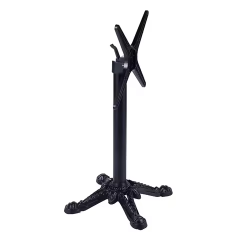 wrought iron table tripod metal table foot foldable retro cast iron base aluminum alloy folding tabl