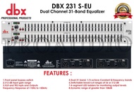 EQUALIZER DBX 231 S - EU / 231S - EU / 231 S-EU / 231S-EU / 234XL DUAL CHANNEL 31 BAND ORIGINAL GARA