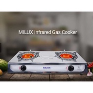 MILUX 2 Burner InfraRed Gas Cooker with Gas Saving MSS-8122IR , Gas Stove,Dapur Gas,煤气灶,煤气炉