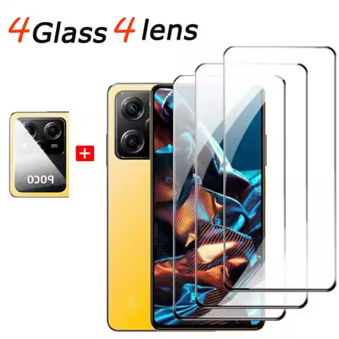 Poco F7 F6 X7 Pro 9D Screen Protector for poco x7 pro cristal poco x6 tempered glass for poco f7 ult