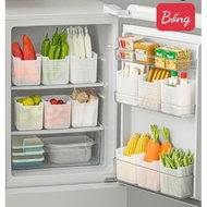 Convenient Combo of 6 food containers for refrigerator doors