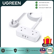 UGREEN CD280 EXTENSION POWER STRIP WITH 30W PD CHARGER USB-C PORT 18W 2 USB A 2 AC OUTLETS (UG-CD280