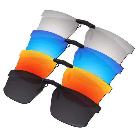 ELuxonsight Polarized Clip-on Sunglasses Clip onto Eyeglasses for Oakley Hyperlink OX8051-54 Sunglas